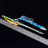 Nakorara ゼルダの伝説 ゾーラの大剣 ミニチュア　ブレスオブザワイルド　ダイキャスト製　おもちゃ　武器レプリカ　卓上装備品　イベント　武器モデル　塗装済み可動フィギュア