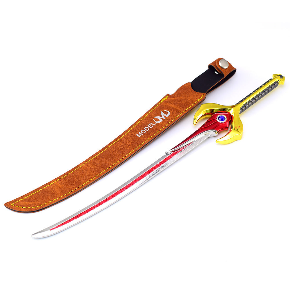 nakorara聖剣伝説VoM フレイムセイバー 30cm ミニ武器モデル｜亜鉛合金製 コレクション/ディスプレイ用 138g`