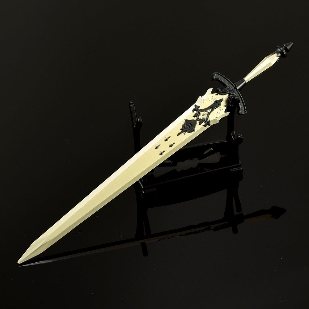 Nakorara FF16(ファイナルファンタジー16) ダイヤソード　ミニチュア　22cm　武器レプリカ　ダイキャスト製　モデル　おもちゃ　武器ファン