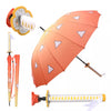 Nakorara　鬼滅の刃 無限城編　 炭治郎　我妻 善逸　Umbrella 　戦国　 カバー付き 冨岡 義勇　杏寿郎　胡蝶 しのぶ　無一郎　傘　長傘　100㎝　コスプレ道具　二次会/周年記念　アクセサリー　
