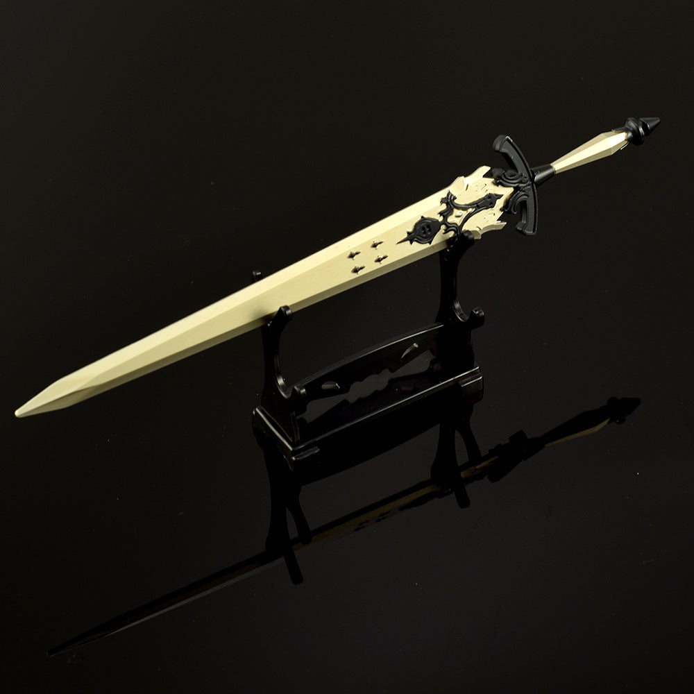 Nakorara FF16(ファイナルファンタジー16) ダイヤソード　ミニチュア　22cm　武器レプリカ　ダイキャスト製　モデル　おもちゃ　武器ファン