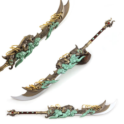 Nakorara　NARAKA:BLADEPOINT 　九難刀　ミニチュア　武器モデル　アクセサリー　ダイキャスト製　30cm　萌えグッズ　武器ファン向け