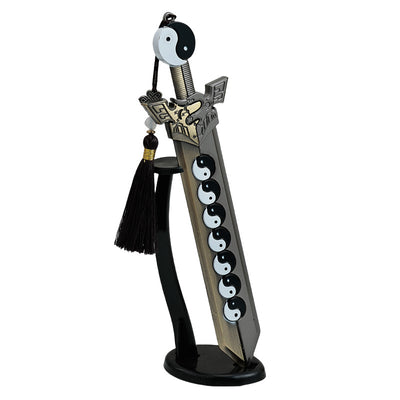 Nakorara 金太極八卦剣　22cm　ミニチュア　武器モデル　 ｜開運,風水,グッズ・玩具,中国,中華街,レトロ,雑貨,ノスタルジック,昭和,シューズ,お土産,ギフト,プレゼント　