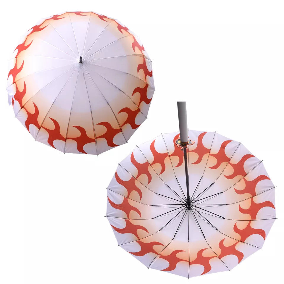 Nakorara　鬼滅の刃 無限城編　 炭治郎　我妻 善逸　Umbrella 　戦国　 カバー付き 冨岡 義勇　杏寿郎　胡蝶 しのぶ　無一郎　傘　長傘　100㎝　コスプレ道具　二次会/周年記念　アクセサリー　