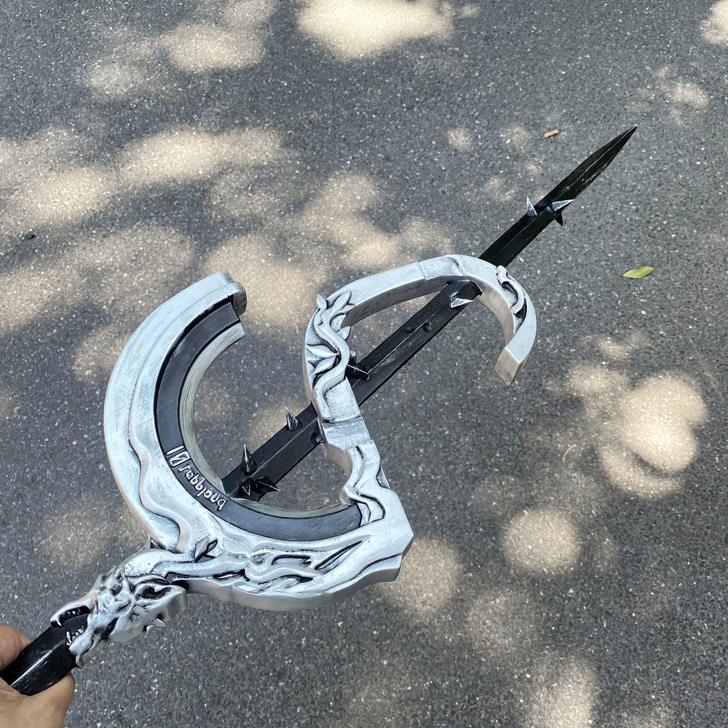 Nakorara アークナイツ Lappland the Decadenza 荒廃ラップランド 法杖  112cm　PU製　左右2個セット　コスプレ道具　武器レプリカ　武器　