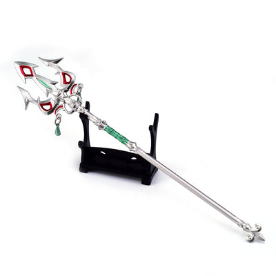 Nakorara　ゼルダの伝説　光鱗の槍　22cm　30cm　ブレワイ武器　ダイキャスト製　おもちゃ　武器レプリカ　卓上装備品　イベント　武器モデル　塗装済み可動フィギュア