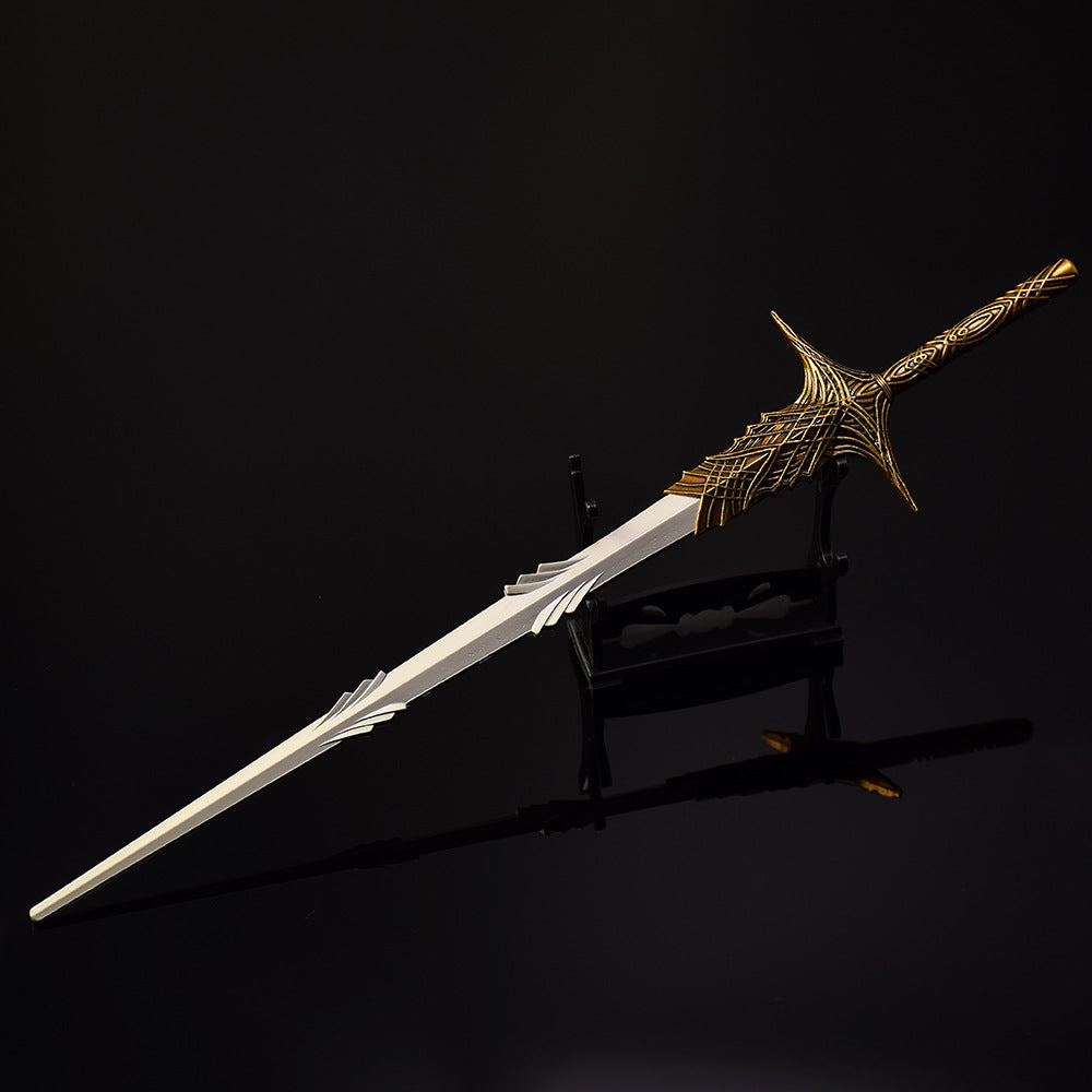 Nakorara エルデンリング レダの剣 30cm 武器　工芸品　ミニチュア　1/6スケール　ダイキャスト製　おもちゃ　武器レプリカ　卓上装備品　イベント　武器モデル　塗装済み