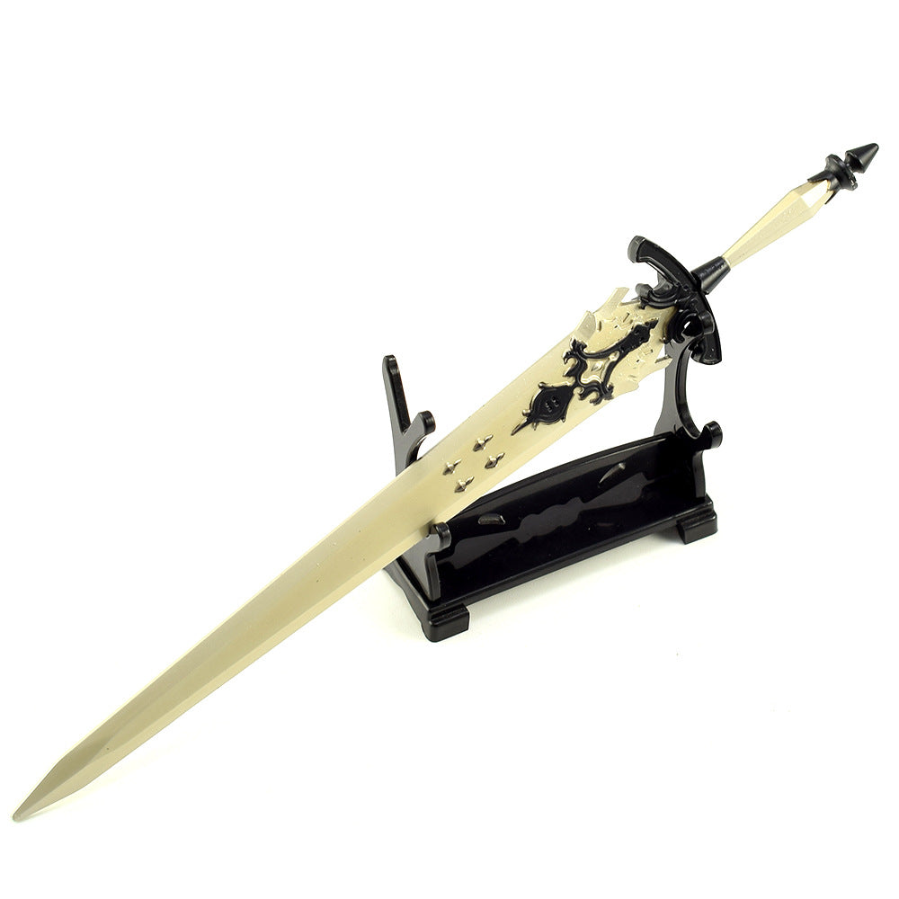 Nakorara FF16(ファイナルファンタジー16) ダイヤソード　ミニチュア　22cm　武器レプリカ　ダイキャスト製　モデル　おもちゃ　武器ファン