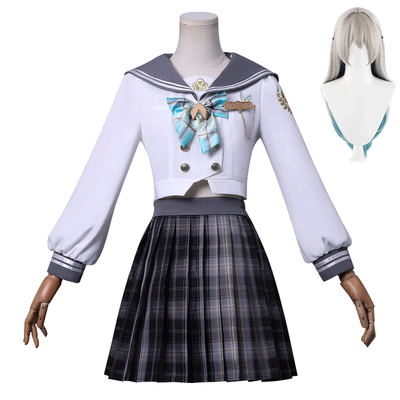 Nakorara 崩壊スターレイル　ホタル　JK服　セーラー服　刺繡ロゴ　夏　春の贈り物　スターレイル　コスチューム　コスプレ衣装