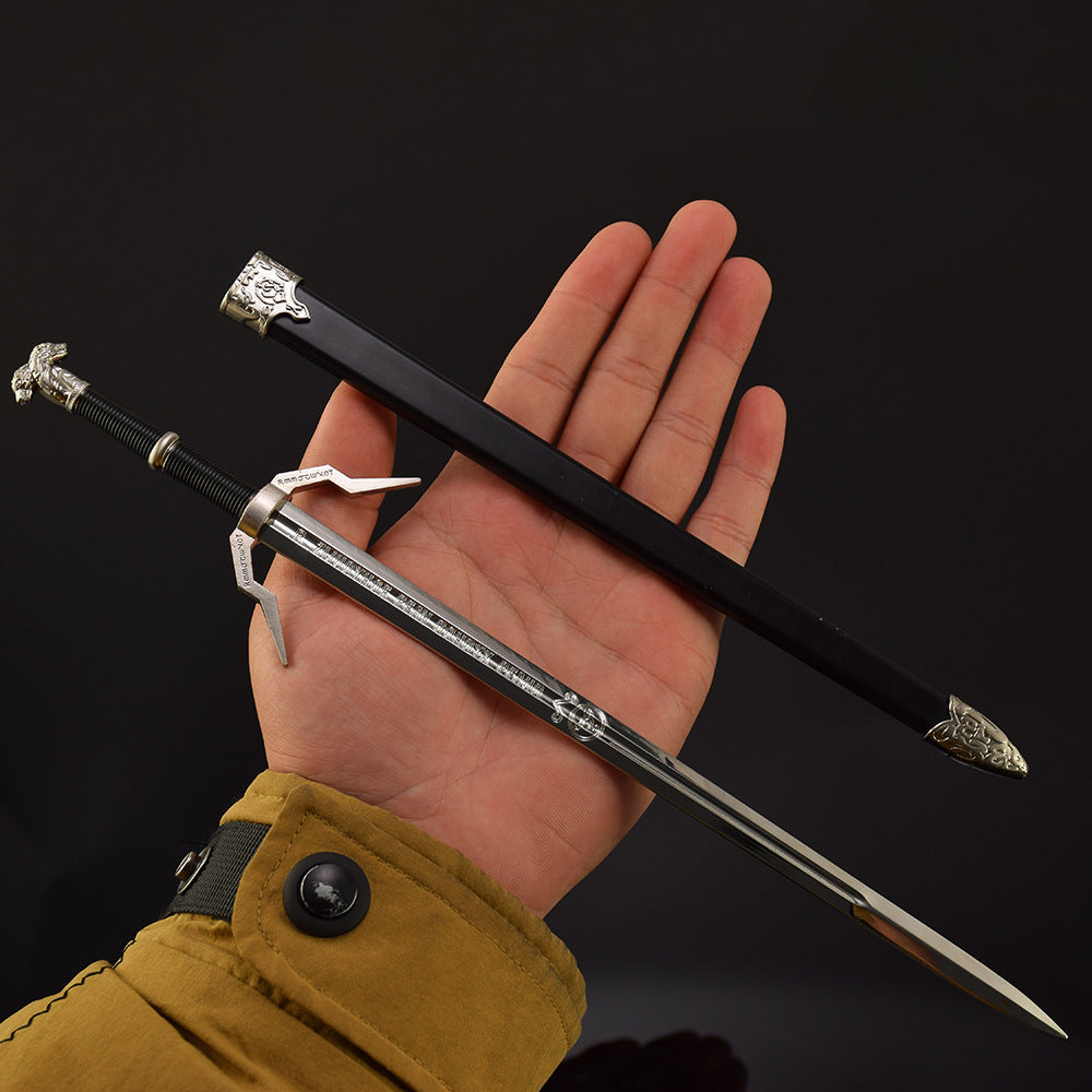 Nakorara ウィッチャー3　アミ  銀の剣　ゲシェフト　30cm　ミニチュア　武器モデル　アクセサリー　装備品namini007　