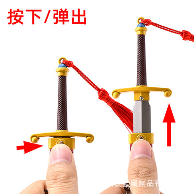 Nakorara　ドラゴンボール 22.5cm  界王神 ソード　西洋剣　ミニチュア　武器ファン　ダイキャスト製　装備品