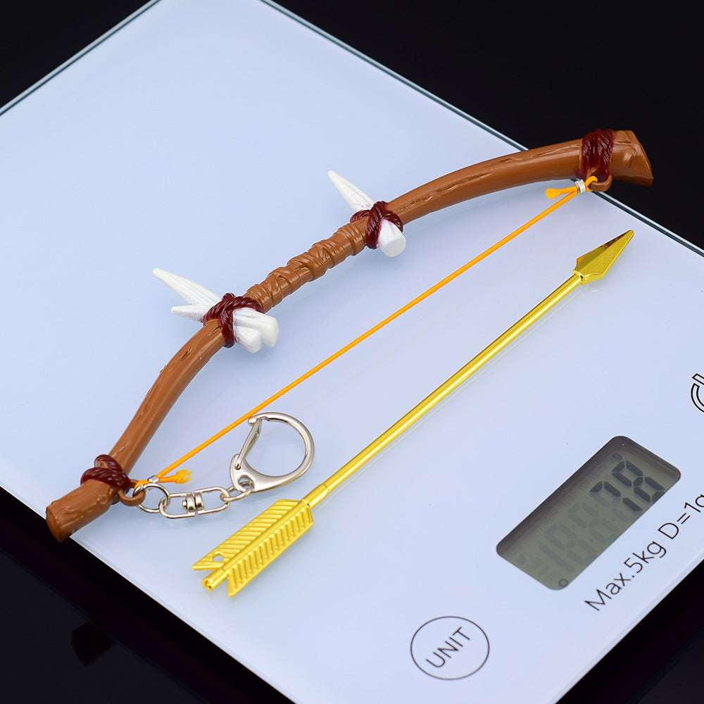 Nakorara　ゼルダの伝説　トゲボコ弓　18CM　ブレワイ武器　工芸品　ミニチュア　1/6スケール　ダイキャスト製　おもちゃ　武器レプリカ　卓上装備品　イベント　武器モデル　塗装済み可動フィギュア