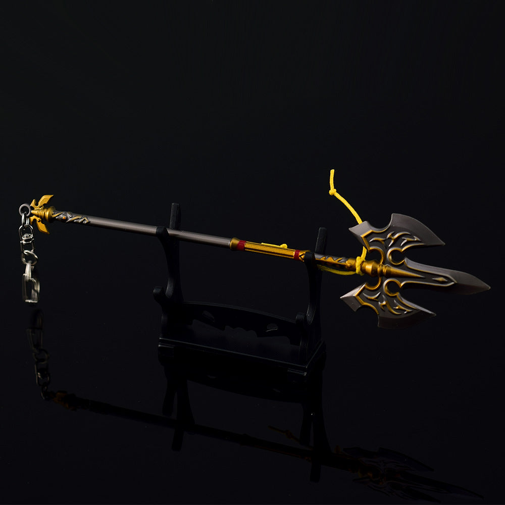 Nakorara　ゼルダの伝説　王家の槍　22cm　ミニチュア　ダイキャスト製　おもちゃ　武器レプリカ　卓上装備品　イベント　武器モデル　塗装済み可動フィギュア