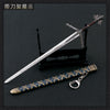 nakorara ウィッチャー3 ゲーム周辺 湖の女の剣 22CM 鞘付き武器モデル 全金属工芸品 ダイキャスト ミニチュア 武器レプリカ