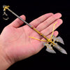 Nakorara　ゼルダの伝説　王家の槍　22cm　ミニチュア　ダイキャスト製　おもちゃ　武器レプリカ　卓上装備品　イベント　武器モデル　塗装済み可動フィギュア