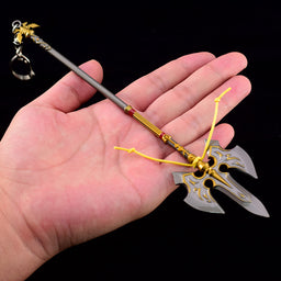 Nakorara　ゼルダの伝説　王家の槍　22cm　ミニチュア　ダイキャスト製　おもちゃ　武器レプリカ　卓上装備品　イベント　武器モデル　塗装済み可動フィギュア