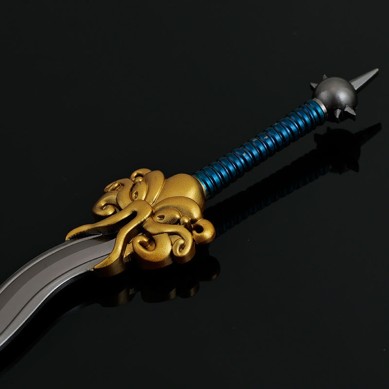 Nakorara　ナタ2  刀ミニチュア　 武器　ダイキャスト製　22cm　哪吒　武器モデル　ナタ～魔童降臨～