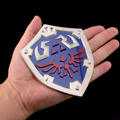 Nakorara ゼルダの伝説 ハイリアの盾 12CM ミニチュア 1/6スケール ダイキャスト製　おもちゃ　武器レプリカ　卓上装備品　イベント　武器モデル　塗装済み可動フィギュア