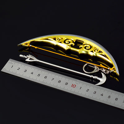 Nakorara　ゼルダの伝説　光の弓矢　ダイキャスト製　キーホルダー　ミニチュア　おもちゃ　レプリカ　装備品　武器モデル｜ブレワイ