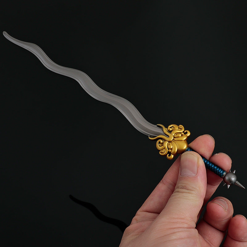 Nakorara　ナタ2  刀ミニチュア　 武器　ダイキャスト製　22cm　哪吒　武器モデル　ナタ～魔童降臨～