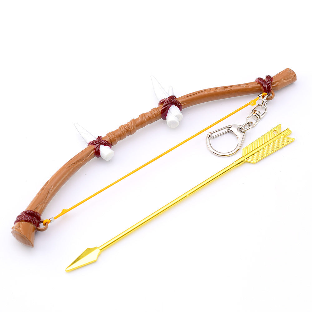 Nakorara　ゼルダの伝説　トゲボコ弓　18CM　ブレワイ武器　工芸品　ミニチュア　1/6スケール　ダイキャスト製　おもちゃ　武器レプリカ　卓上装備品　イベント　武器モデル　塗装済み可動フィギュア