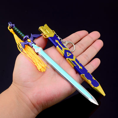 Nakorara　ゼルダの伝説　マスターソード　勇者の剣　キーホルダー　ミニチュア　武器レプリカ　おもちゃ　卓上装備品　 ゼルダの伝説
