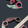 Nakorara APEX ラプターズクロー 18cm緑色カラムビット スパレジェ 武器モデル 実物化 武器ファン向け プレゼント お礼 武器 装備品 工芸品 塗装済み完成品武器モデル