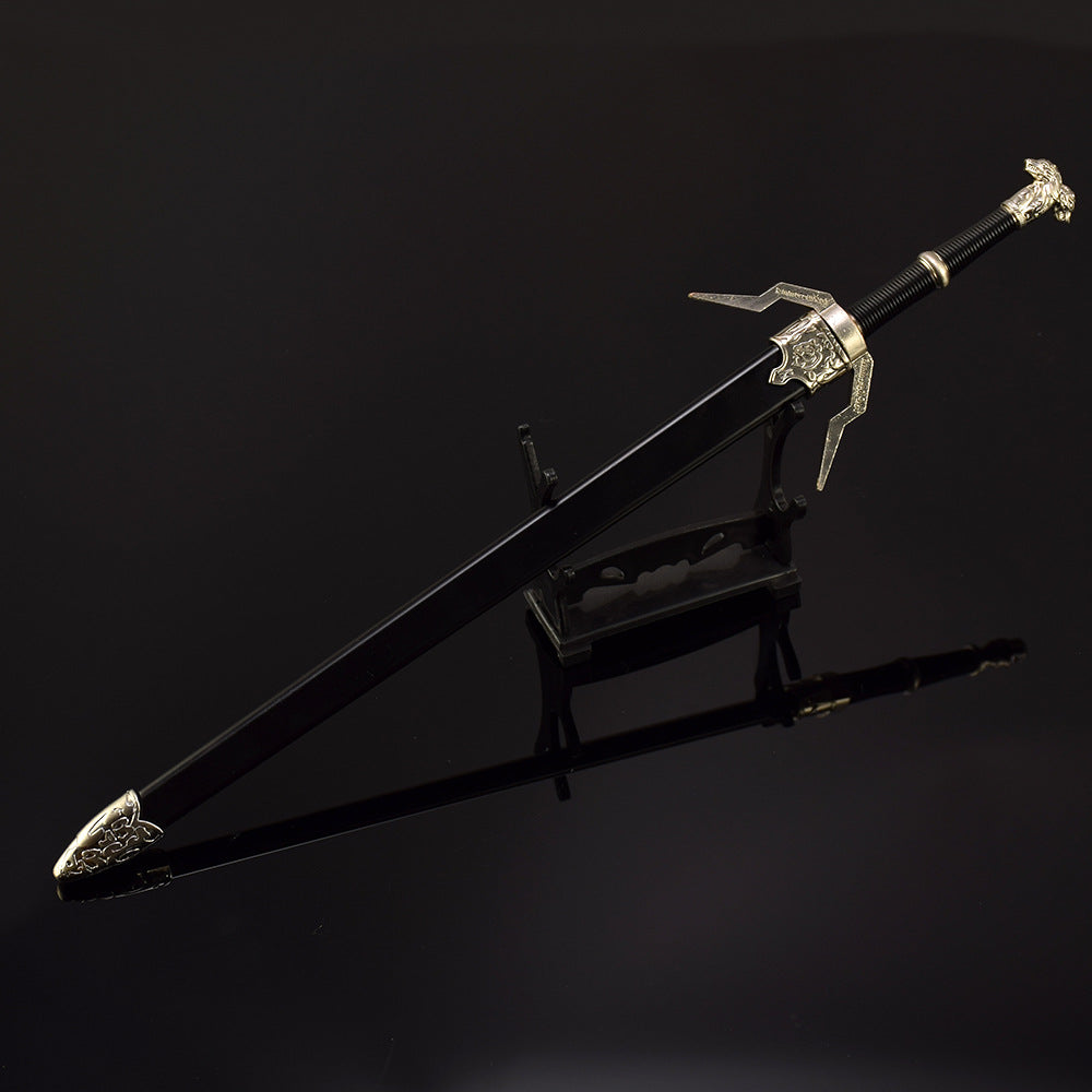Nakorara ウィッチャー3　アミ  銀の剣　ゲシェフト　30cm　ミニチュア　武器モデル　アクセサリー　装備品namini007　