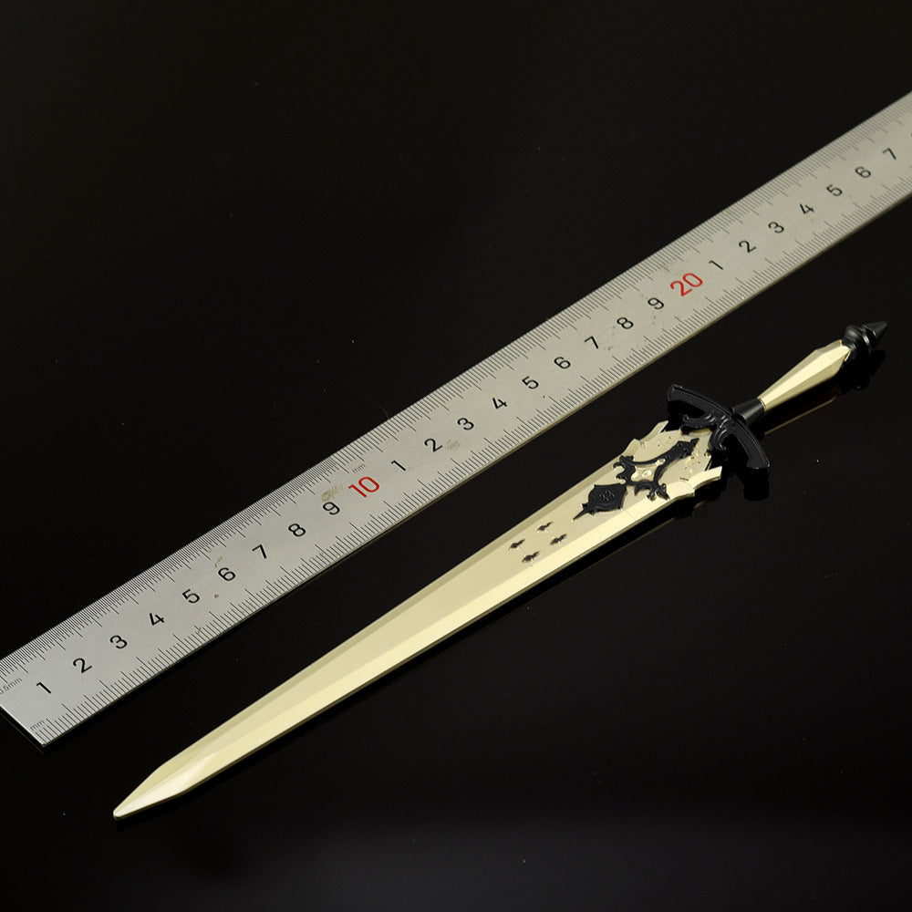 Nakorara FF16(ファイナルファンタジー16) ダイヤソード　ミニチュア　22cm　武器レプリカ　ダイキャスト製　モデル　おもちゃ　武器ファン