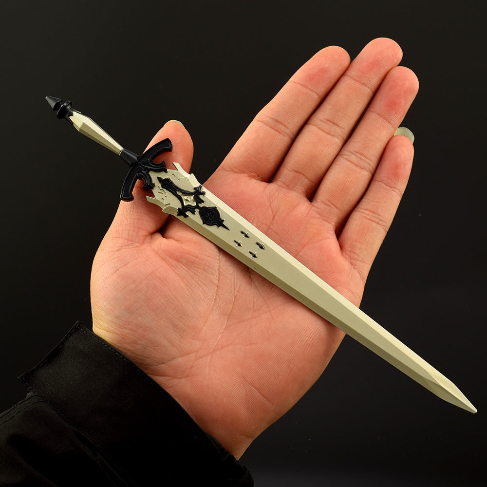 Nakorara FF16(ファイナルファンタジー16) ダイヤソード　ミニチュア　22cm　武器レプリカ　ダイキャスト製　モデル　おもちゃ　武器ファン