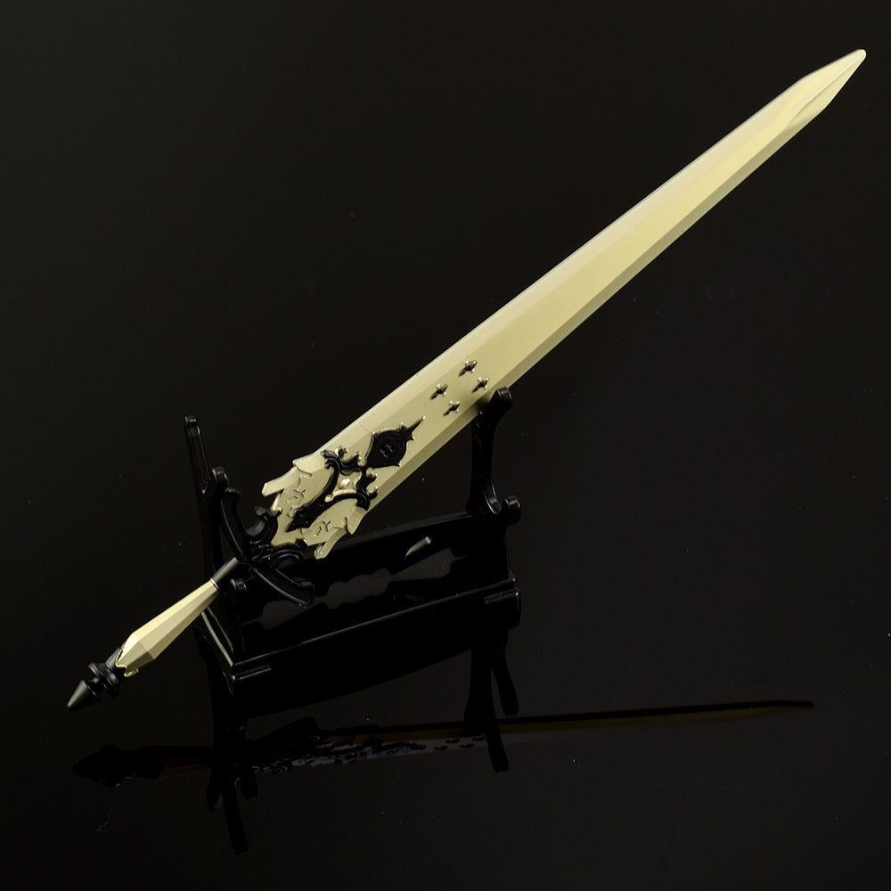 Nakorara FF16(ファイナルファンタジー16) ダイヤソード　ミニチュア　22cm　武器レプリカ　ダイキャスト製　モデル　おもちゃ　武器ファン