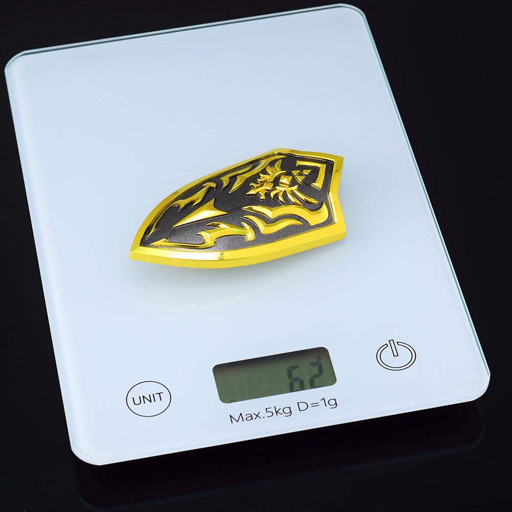 Nakorara　ゼルダ　近衛の盾　王家の盾　騎士の盾　10cm　ダイキャスト製　おもちゃ　武器レプリカ　卓上装備品　イベント　武器モデル　塗装済み可動フィギュア