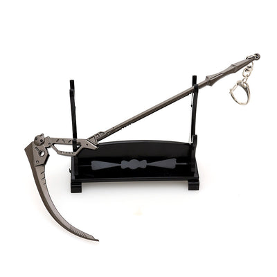 Nakorara 新世紀エヴァンゲリオン 鎌 22cm ミニチュア　グレー色　ダイキャスト製　キーホルダー　ロンギヌスの槍(エヴァ)  聖遺物「ロンギヌスの槍」 EVAや使徒