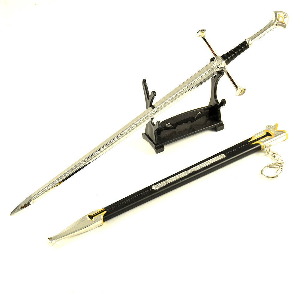 Nakorara　ミニチュア　指輪物語　ナルシル剣　30cm　武器モデル　本格的　アクセサリー　ダイキャスト製　豪華　レプリカ武器