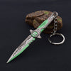 Nakorara ヴァロラント プライム アックス キングダム ナイフ ミニチュア　12cm イグナイト ファン MINI武器レプリカ　キーホルダー　合金　ダイキャスト製　おもちゃ　
