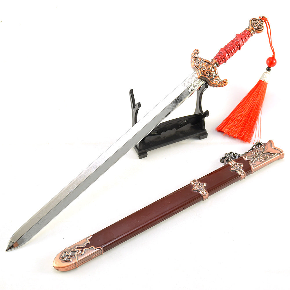 Nakorara NARAKA: BLADEPOINT  ミニチュア　君子剣　30cm　ミニチュア　ダイキャスト製　武器モデル　工芸品　東洋の伝説の世界