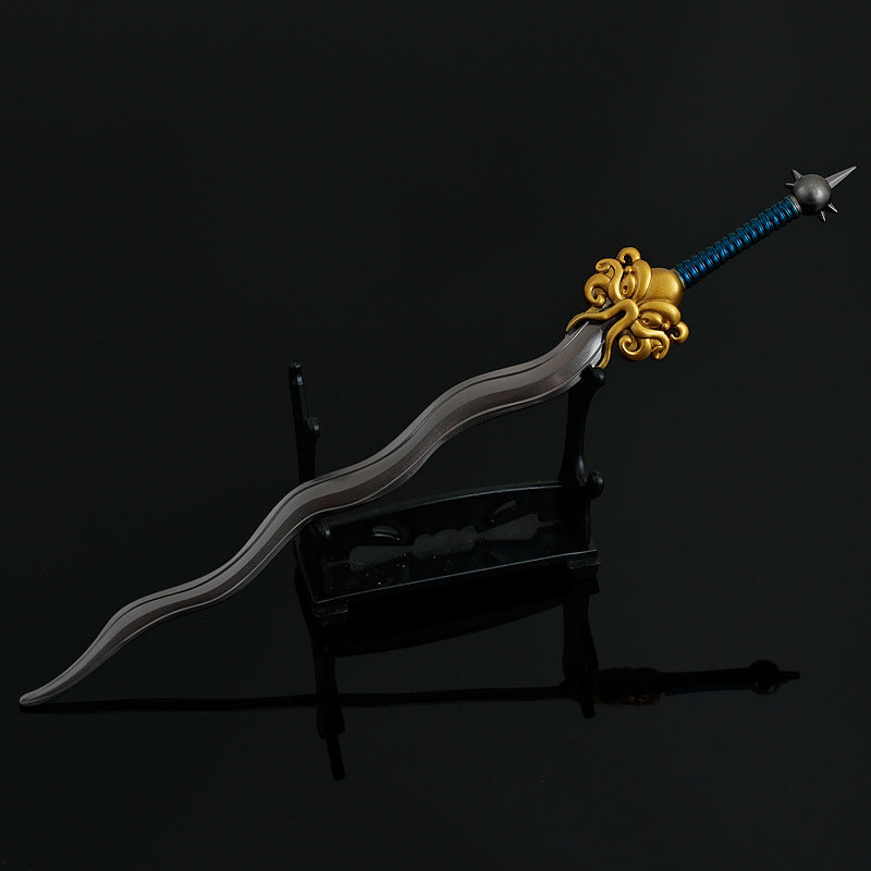 Nakorara　ナタ2  刀ミニチュア　 武器　ダイキャスト製　22cm　哪吒　武器モデル　ナタ～魔童降臨～