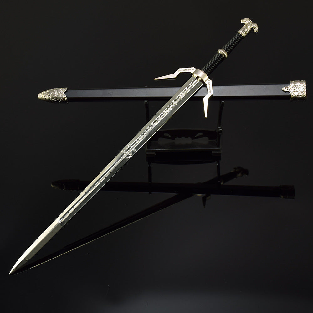 Nakorara ウィッチャー3　アミ  銀の剣　ゲシェフト　30cm　ミニチュア　武器モデル　アクセサリー　装備品namini007　