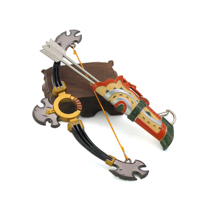 Nakorara　ゼルダの伝説　獣神の弓　ブレワイ武器　 ミニチュア　1/6スケール　ダイキャスト製　おもちゃ　武器レプリカ　卓上装備品　イベント　武器モデル　塗装済み可動フィギュア