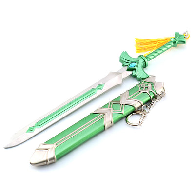 Nakorara　ゼルダの伝説　天空の白刃剣　ティアキン　ミニチュア　ダイキャスト製　おもちゃ　武器レプリカ　卓上装備品　イベント　武器モデル　塗装済み可動フィギュア