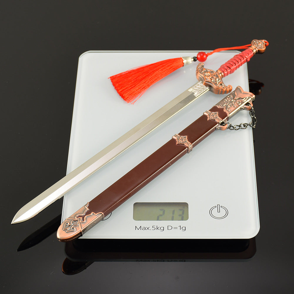 Nakorara NARAKA: BLADEPOINT  ミニチュア　君子剣　30cm　ミニチュア　ダイキャスト製　武器モデル　工芸品　東洋の伝説の世界