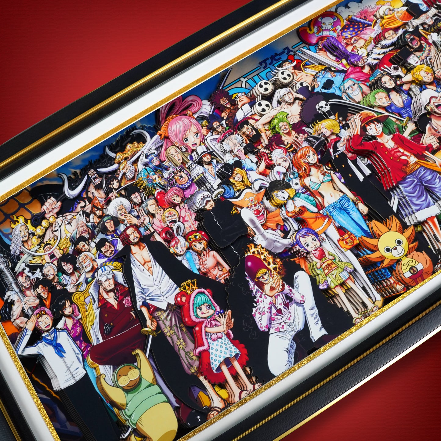 Nakorara ワンピース　ルフィ　ロロノア・ゾロ3Dぷズル　ONE PIECE　海賊王　アクセサリー　おもちゃ　アニメ立体画　掛け軸 フィギュア　プレゼント　デザイン　お部屋の飾りやプレゼントにも最適で　