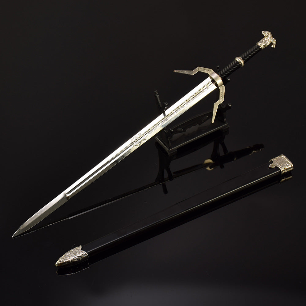 Nakorara ウィッチャー3　アミ  銀の剣　ゲシェフト　30cm　ミニチュア　武器モデル　アクセサリー　装備品namini007　
