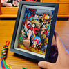 Nakorara ワンピース　ルフィ　ロロノア・ゾロ3Dぷズル　ONE PIECE　14.5*19.5cm 海賊王　アクセサリー　おもちゃ　アニメ立体画　掛け軸 フィギュア　プレゼント　デザイン　お部屋の飾りやプレゼントにも
