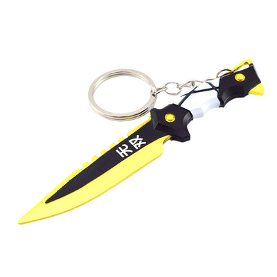 Nakorara ヴァロラント プライム アックス キングダム ナイフ ミニチュア　12cm イグナイト ファン MINI武器レプリカ　キーホルダー　合金　ダイキャスト製　おもちゃ　