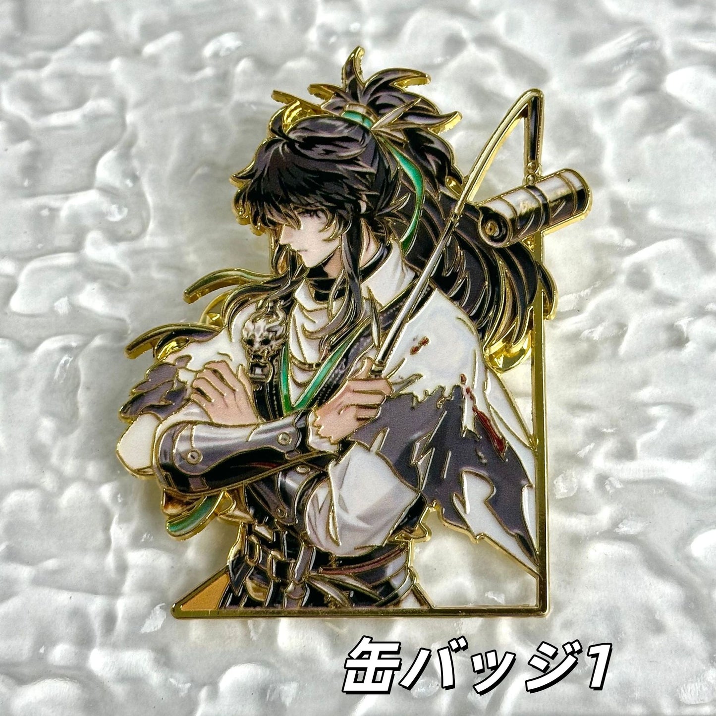 Nakorara　鳴潮　仇遠　缶バッジ　6㎝　印象グッズ　きゅうえん　アクセサリー