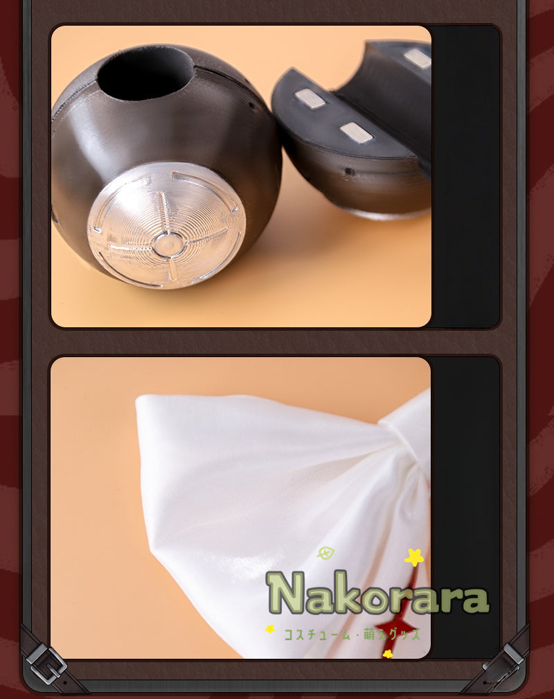 Nakorara　ゼンレスゾーンゼロ　浮波柚葉　コスプレ衣装 怪啖屋　柚葉 セーラー服　鞄＋髪飾りセット　Ukinami Yuzuha　地雷系　狸の尻尾 かまちー追加　イベント　おもちゃ　狸ぬいぐるみ　