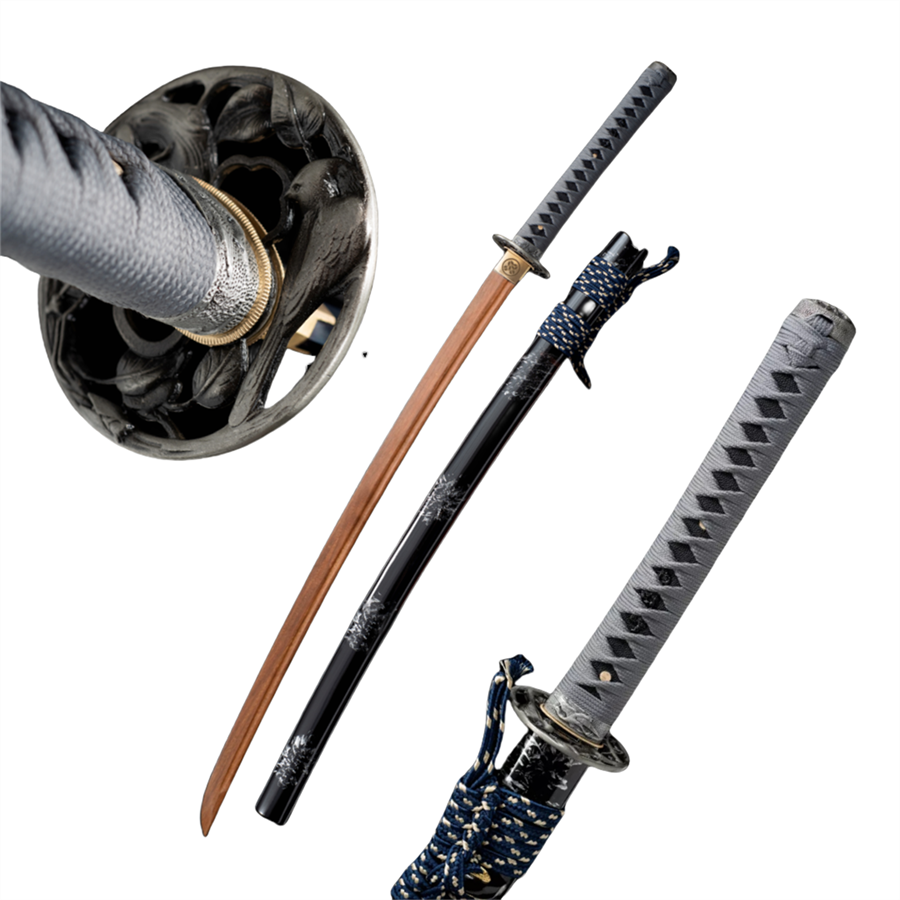 Nakorara 日本風 装飾品　鳳凰の羽　103cm Nakorara　サムライ用　日本刀　武器モデル　汎用刀　仕上げ模造刀　レプリカ　和風　コスプレ道具 唐風　模造刀　木刃　樹脂刃　工芸品　武士刀　サムライ　ソード　ハロウィン