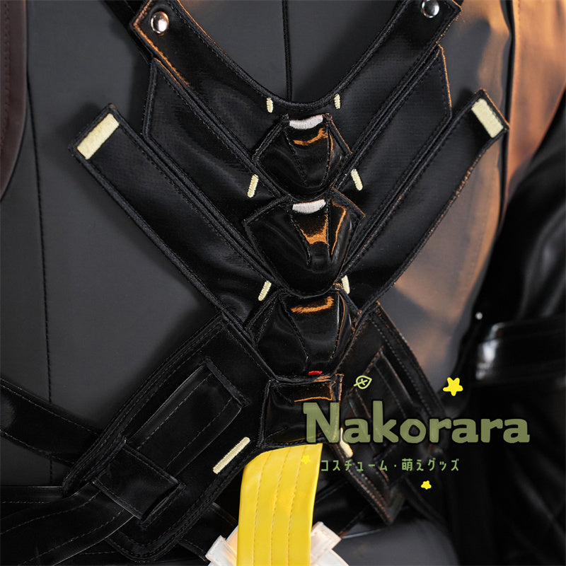 Nakorara ゼンゼロ オルペウス コスプレ衣装 帽子＋角付　ZZZ　オボルス小隊　コスチューム　鬼火　尻尾追加　イベント