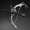 Nakorara　原神　アモスの弓　17cm ミニチュア　チェーンブレイカー　武器モデル　キーホルダー　ダイキャスト製　装備品　アクセサリー　武器ファン向け　おもちゃ　レプリカ